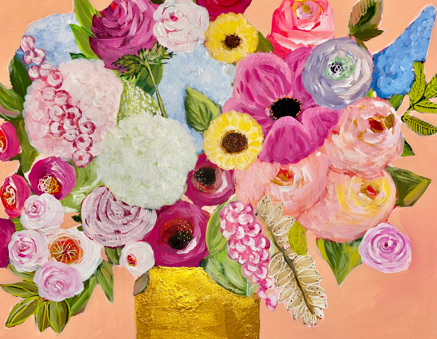 Golden Gathering 18x24