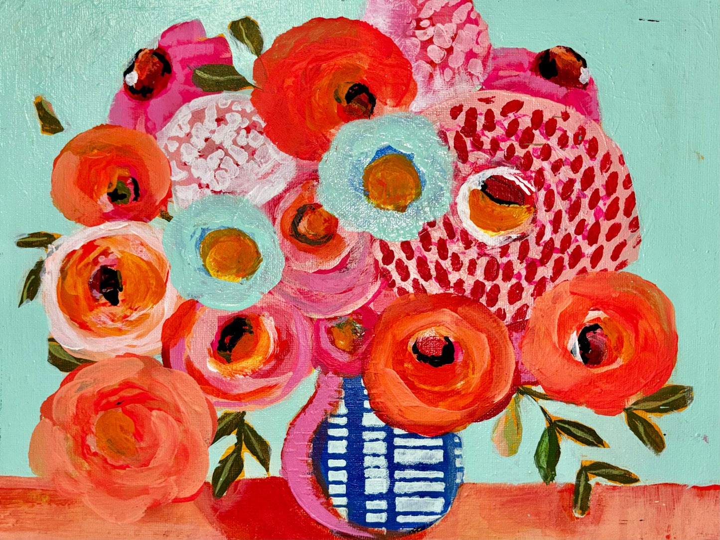 Strawberry Fields Bouquet 9x12
