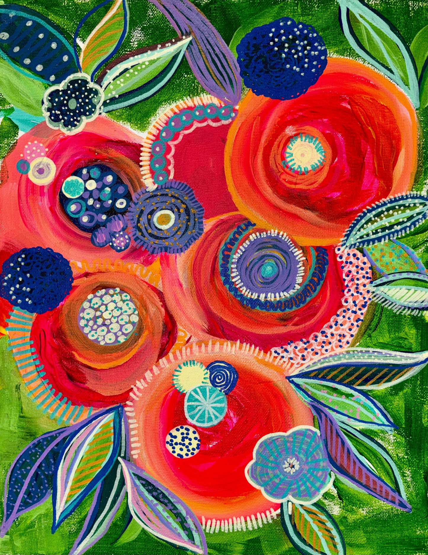 Wild Bloom Symphony 11x14