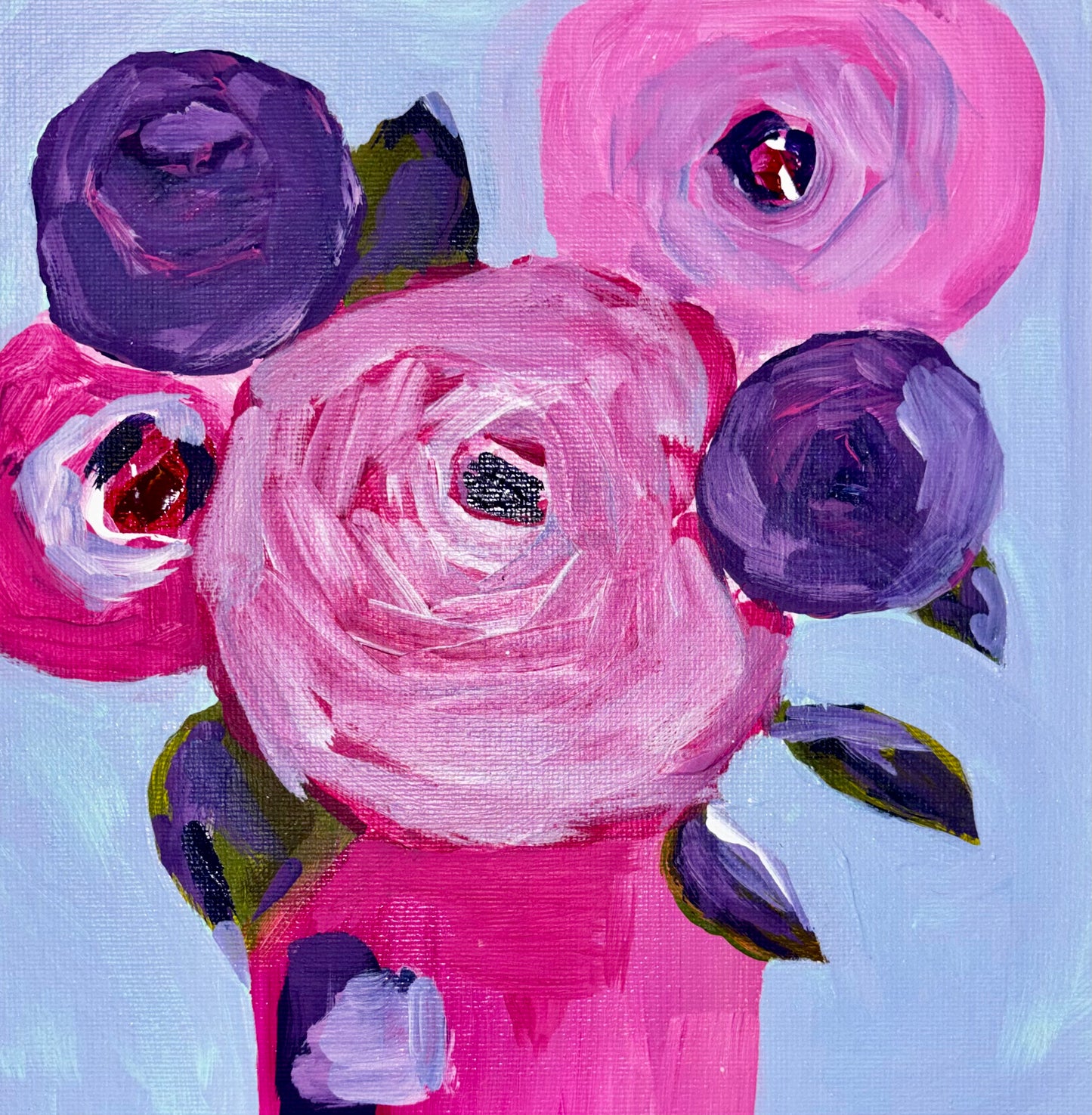 Blushing Plum 8x8