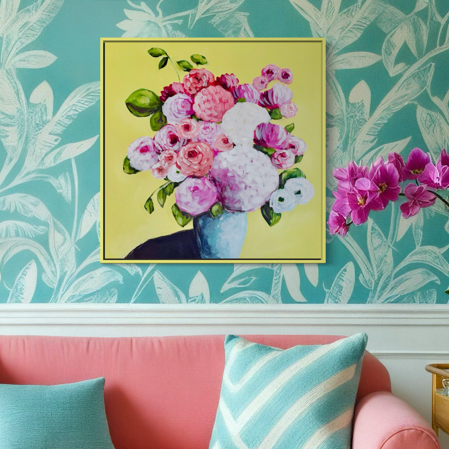 Pink Lemonade 30x30 Framed