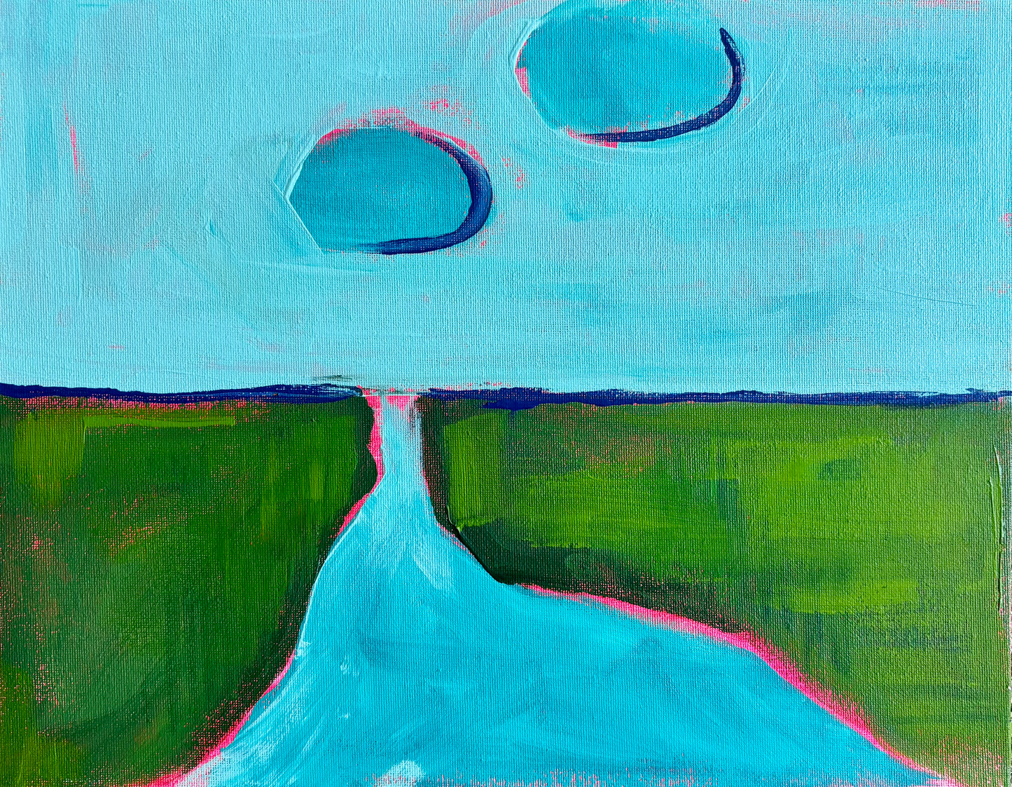 Marsh Saturday 8x10 on Canvas Board