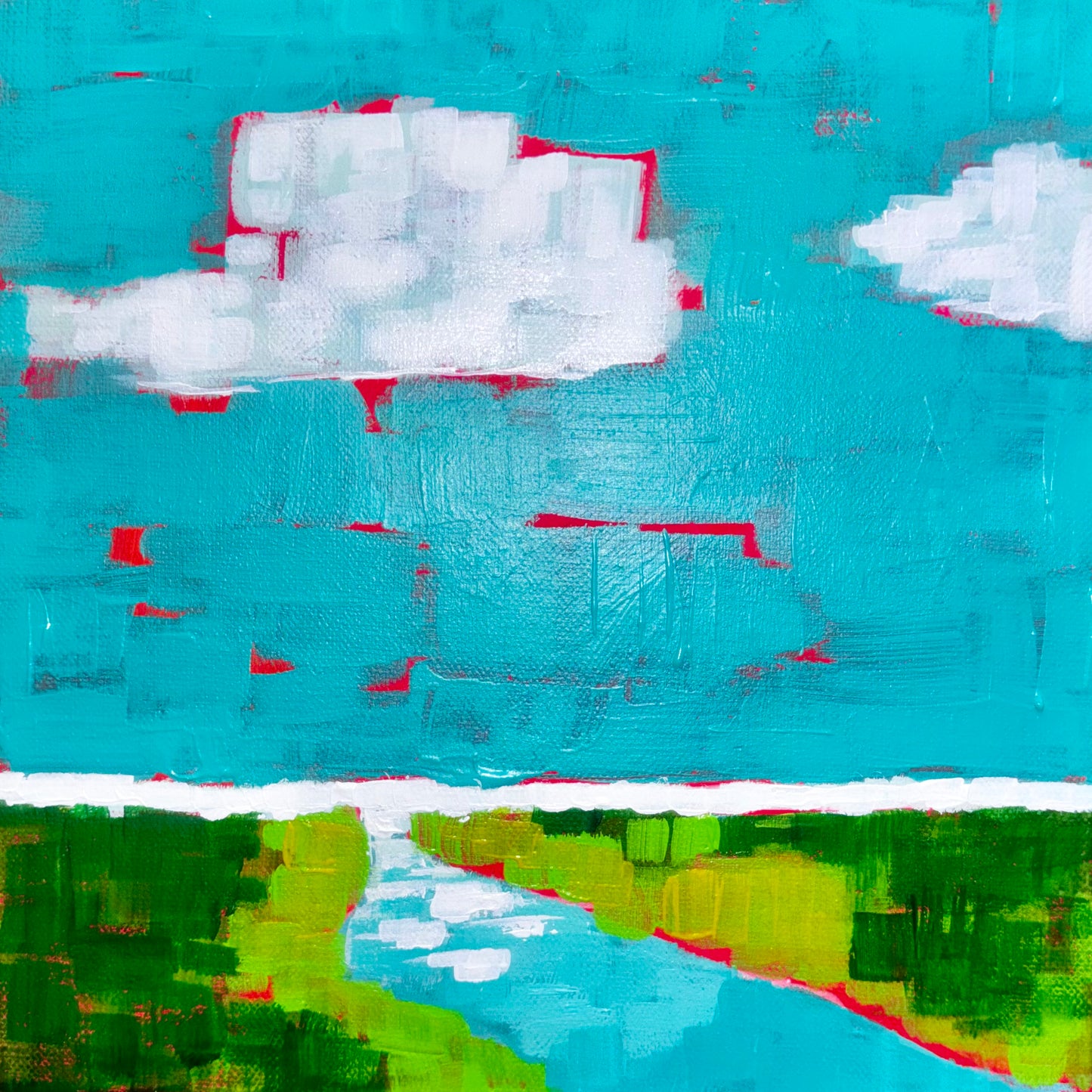 Neon Marsh 8x8x2