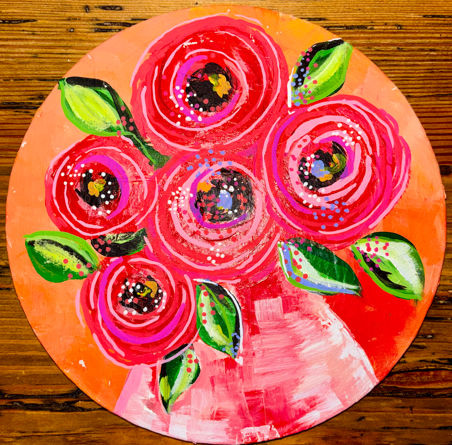 Round Roses 10"