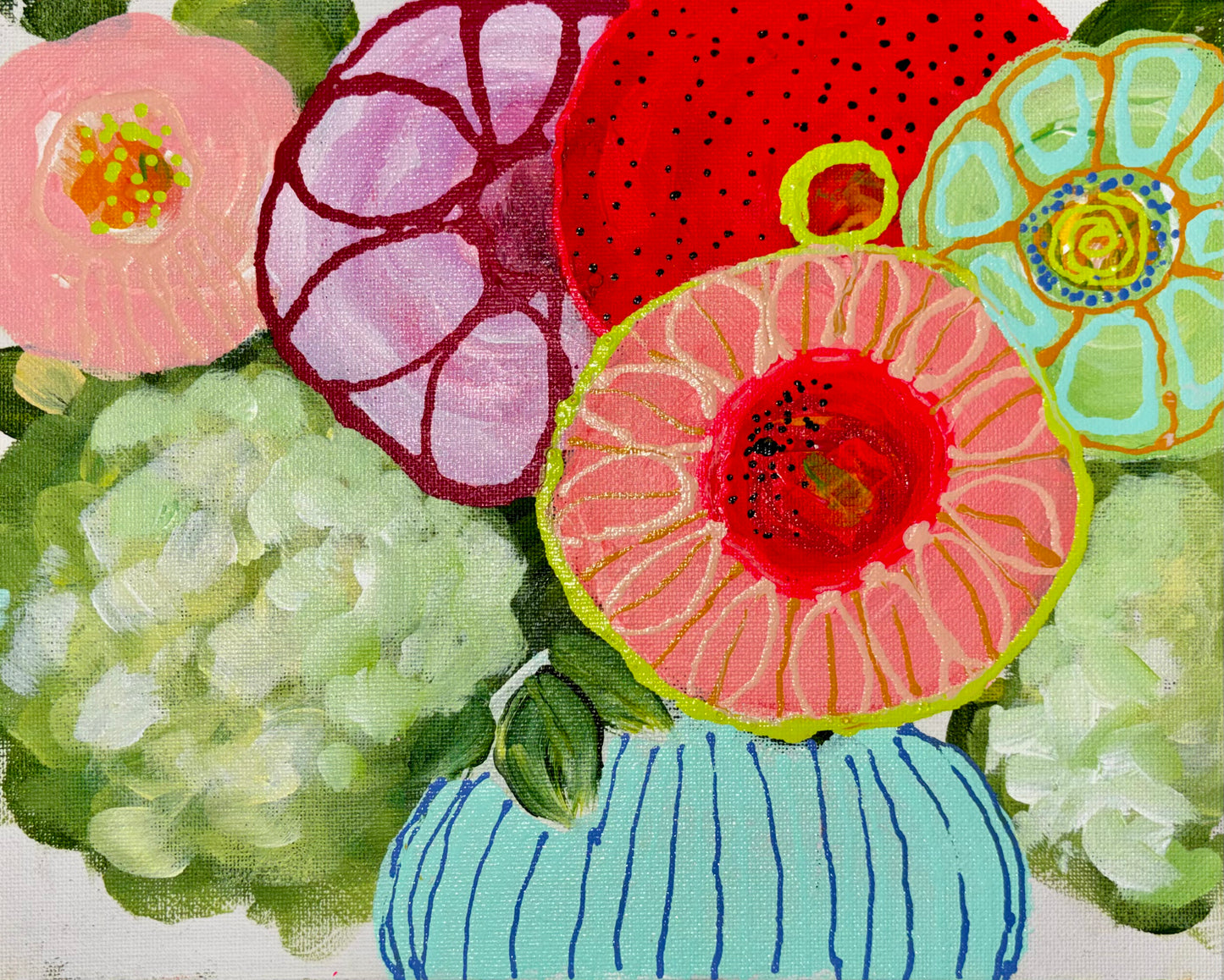 Garden Party Confetti 8x10