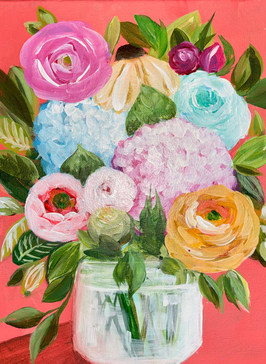 Coral Garden Medley 11x14
