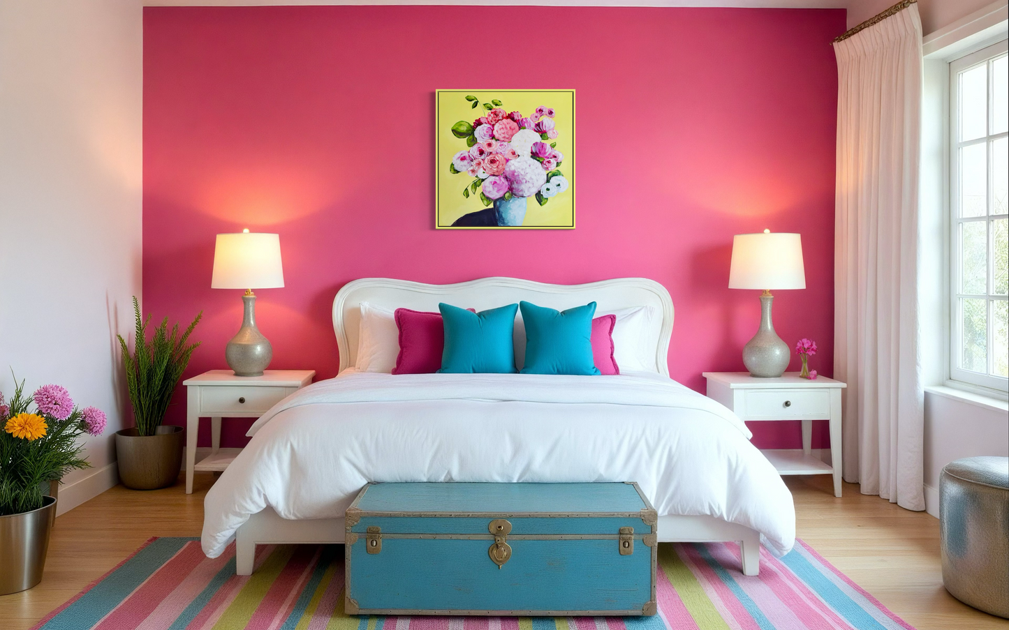 Pink Lemonade 30x30 Framed