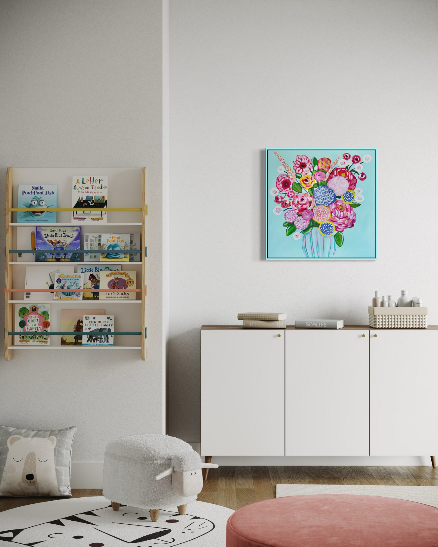 Back in Baby's Arms 30x30 Framed