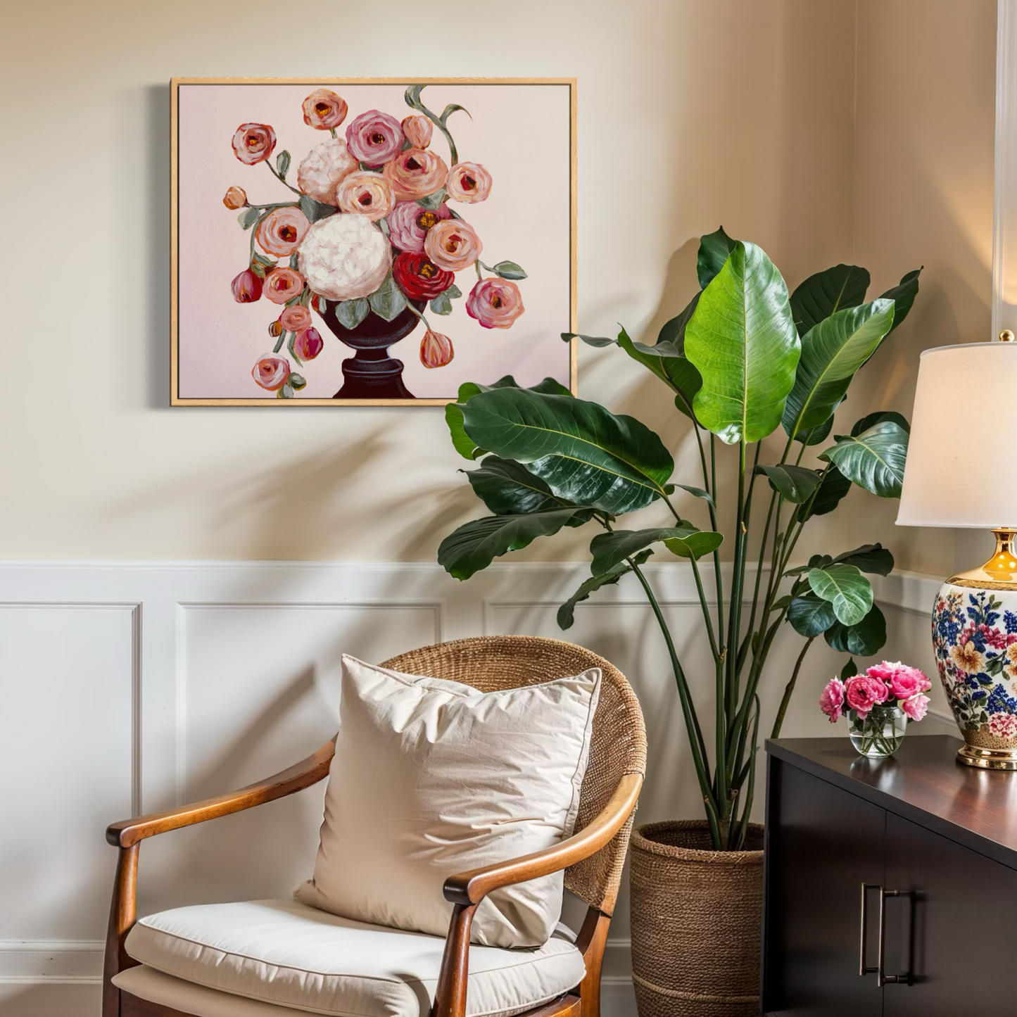 Pretty in Peach 24x30 Framed