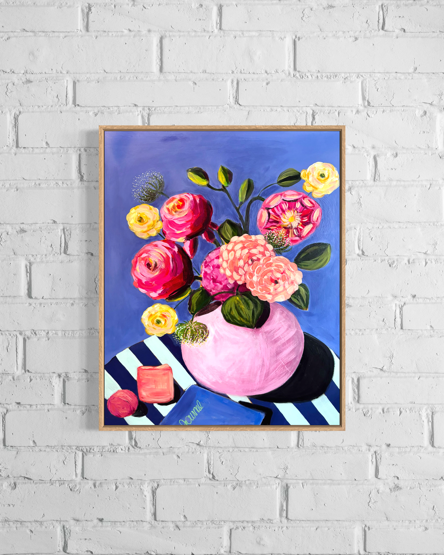Blue Daydream 24x30 Framed