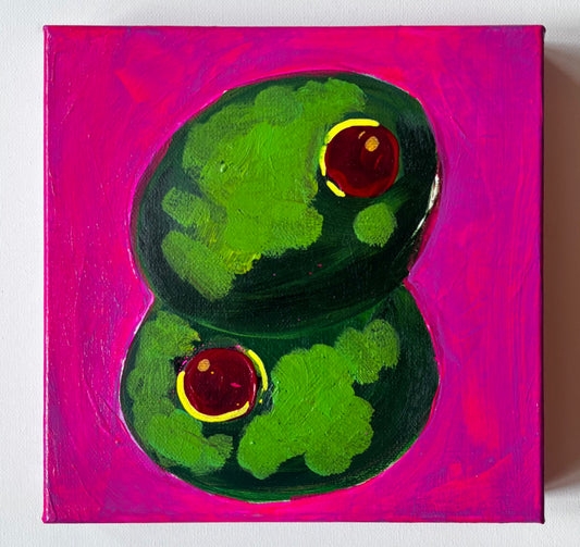 Pair of Olives 8x8" Canvas
