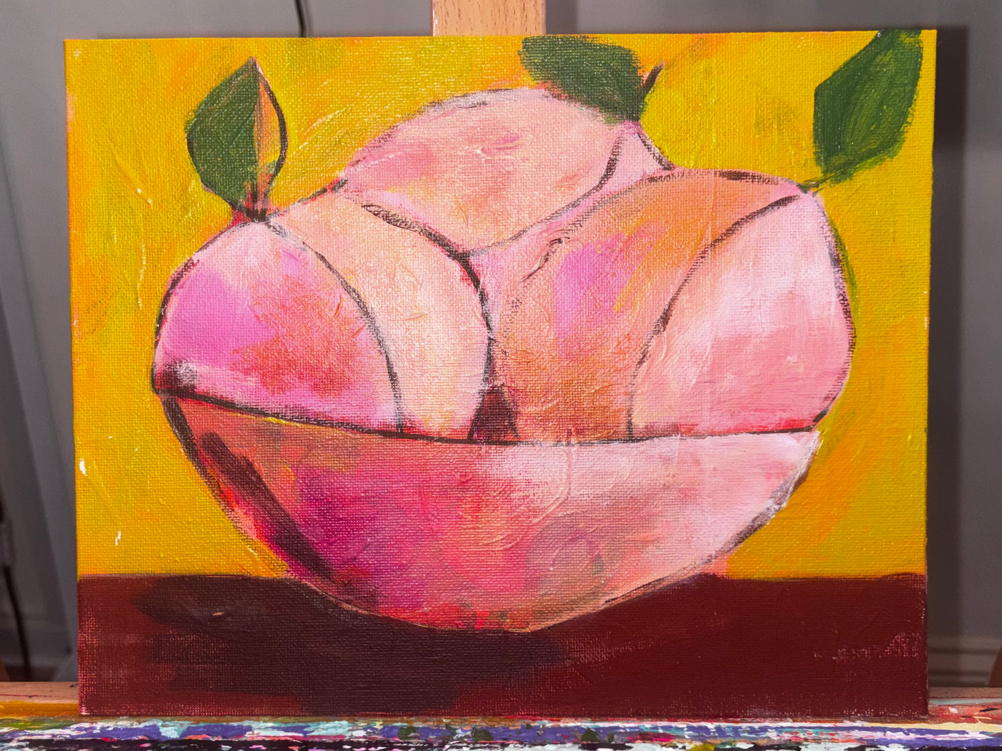 Bowl of Peaches 8x10